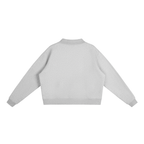 "SHINE" It's by Lila Essential Fleece Mock-Neck Crew Sweatshirt